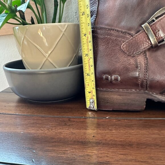 Brand New & Never Worn Bed|Stu Glaye Teak Rustic Brown 9.0 NOT WIDE CALF - Picture 12 of 14